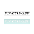 "FunStyleClub" Die-Cut Vinyl Sticker