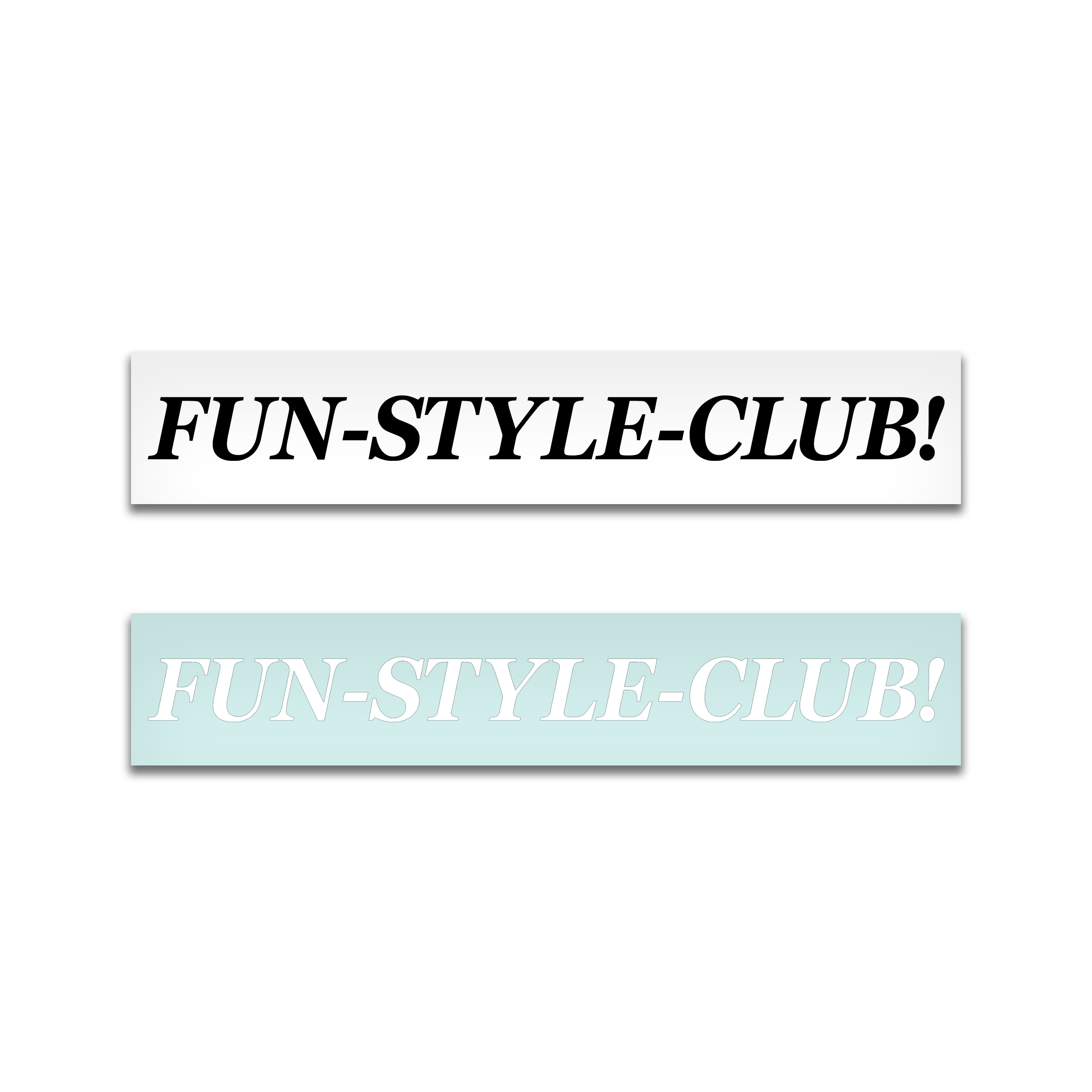 "FunStyleClub" Die-Cut Vinyl Sticker