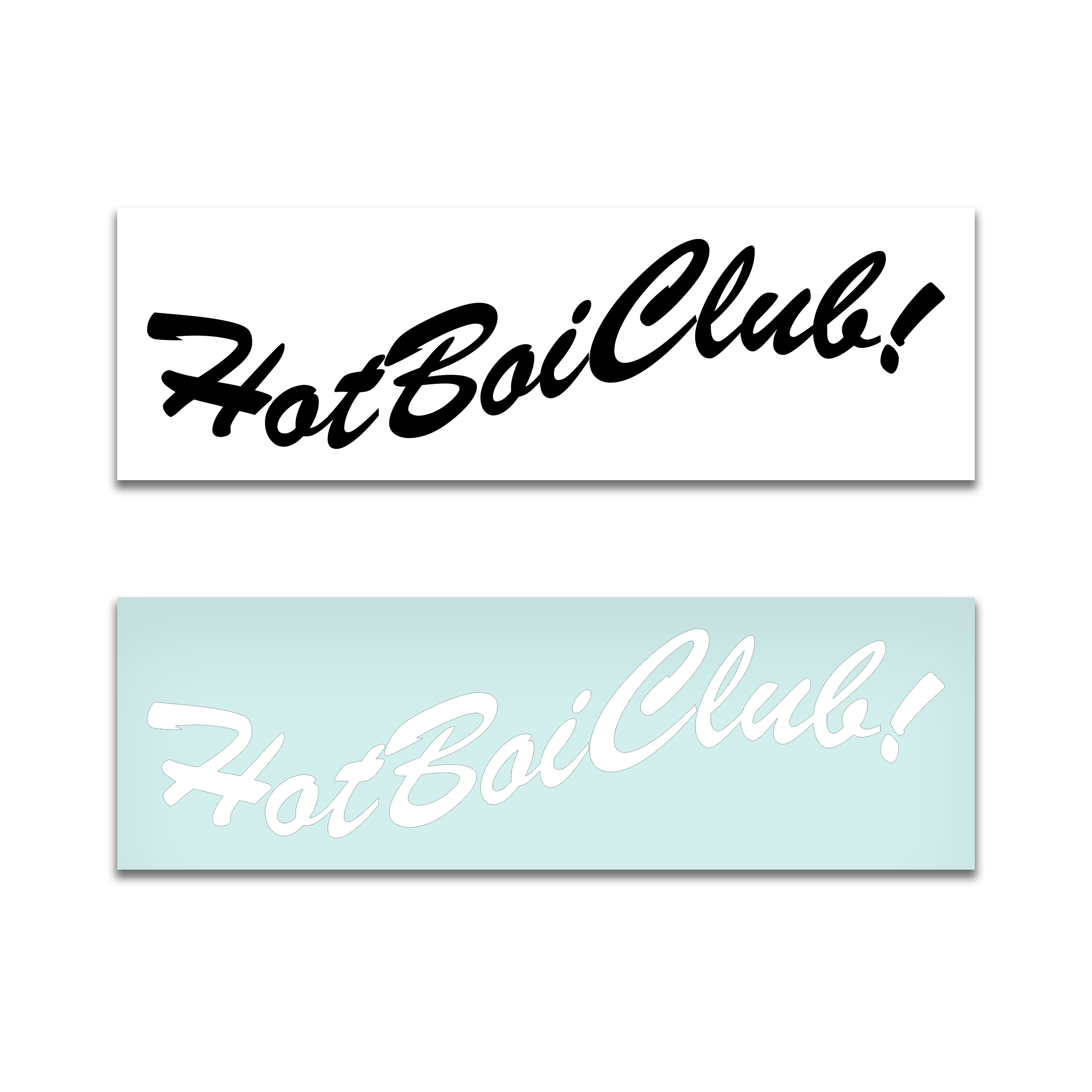 "HotBoiClub" Die-Cut Vinyl Sticker